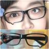 No Lenses Anime Tears Glasses Frame Black Frame Dripping Tears Glasses  Halloween Costume