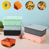 3 Grid Giant Silicone Ice Cubes Long Strip Square Whiskey Ice Tray Mold Non-Toxic Durable Ice Mold Barware Kitchen Tool Set