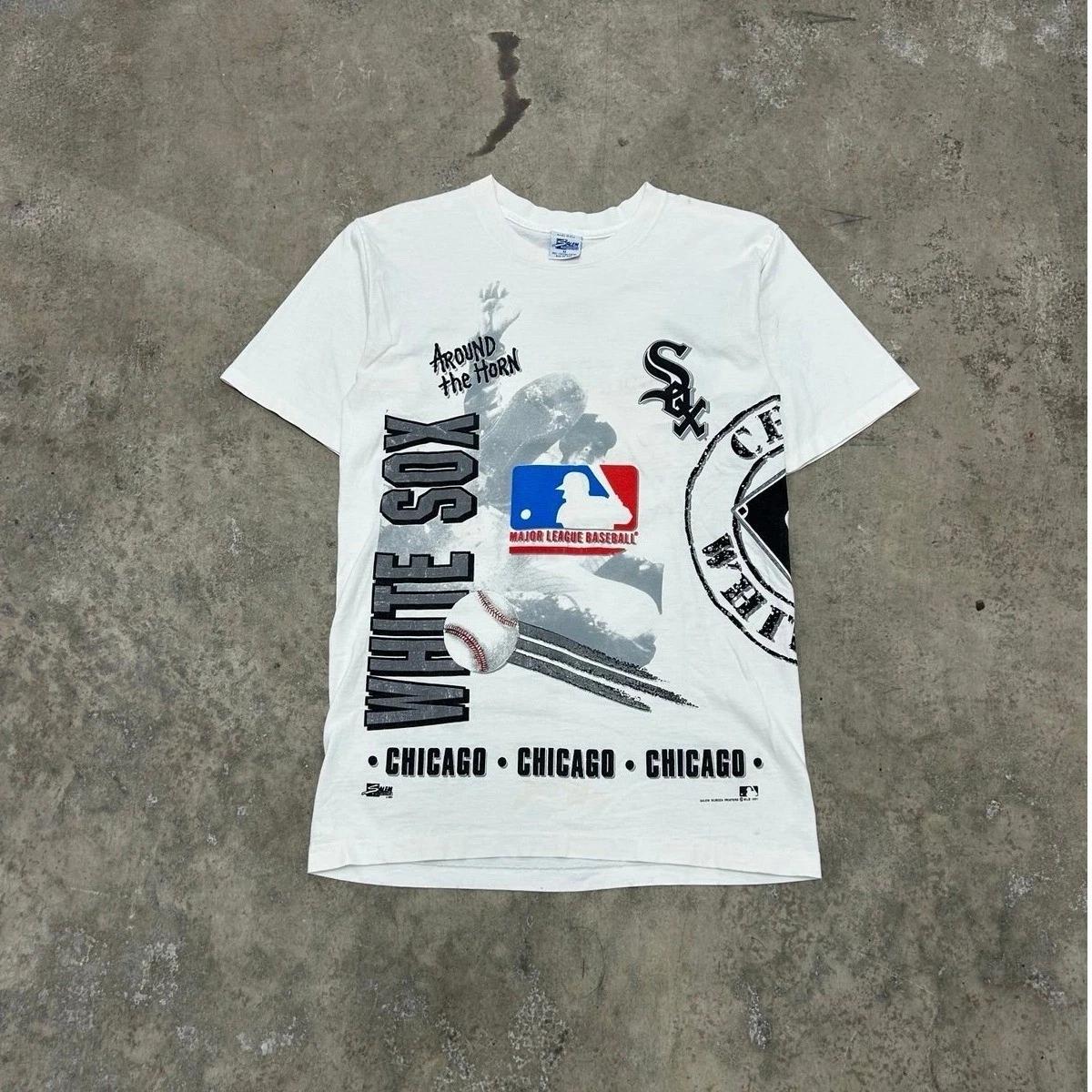 

Винтажная футболка Chicago White Soxs 1991 года MLB Salem Sports Размер M Редкая AOP XL