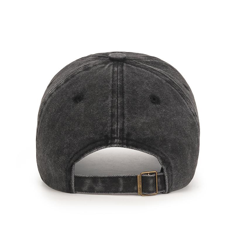New Washed Retro Adjustable Baseball Cap Men's Casual and Old European and American Style Sun Hat Soft Top Hat Women
