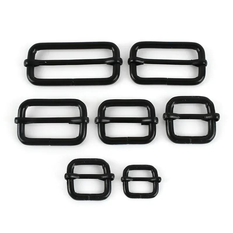 5/10Pcs 13-50mm Belt Buckles Roller Metal Pin Buckle Tri-glides Slider Adjuster Clasp Handbag Strap DIY Garment Accessories