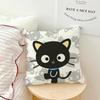 Cute Cartoon Art Chibi Cat C-Chococat Sro Comfort Soft Hogar Pillowcase For Sofa Living Room Bed Home Decor Protective Covers