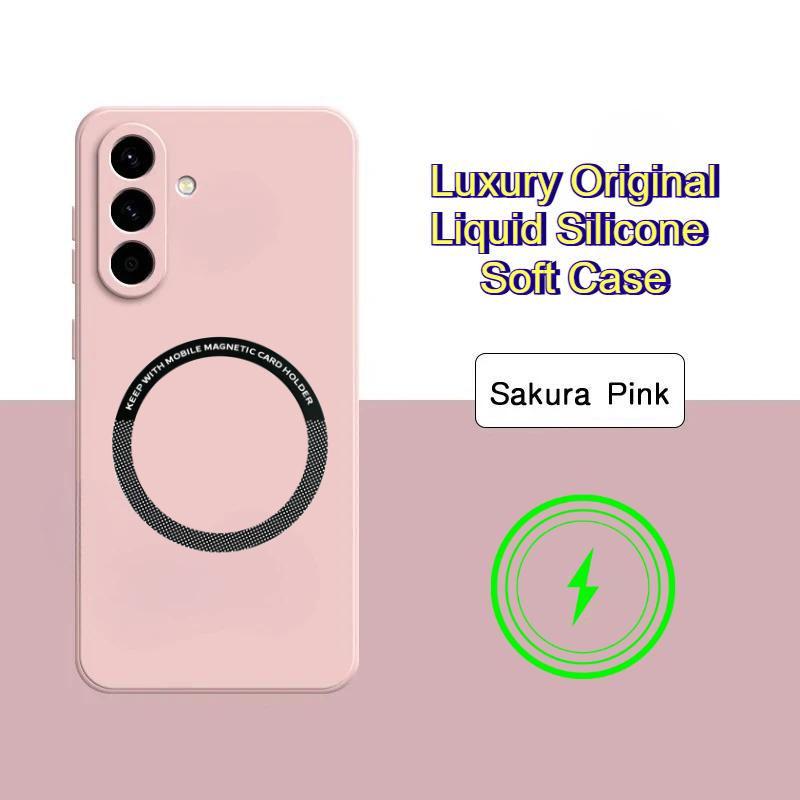 Luxury Original Liquid Silicone Soft Case For Samsung A57 A37 A17 A07 A56/36/26/16/06 A55/35/25/15/05S S26 S25 Ultra Plus Cover