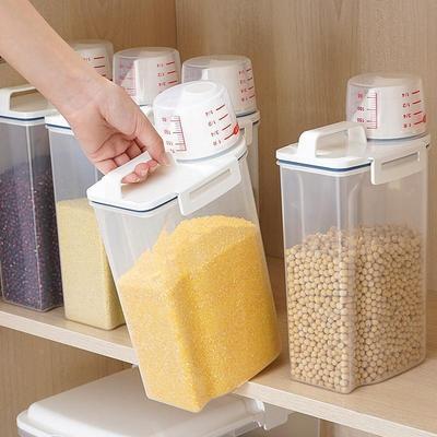 Rice Bucket Storage Jar, Insect Proof and Moisture-proof Flour Sealed Jar, Five Grain and Miscellaneous Grain Storage Box