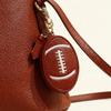 Sporty Basketball Coin Purse Cartoon Ball-Shaped Headphone Pouch Small Waterproof Storage Bag for Earphones & Accessories