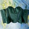Sexy European American Ins Style Cat Ear Shaping Mesh Satin Bustier Top