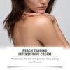 Long Lasting Peach Sunless Tanner Body Cream Fast Acting Non Greasy No Clothes Stain For Summer Events