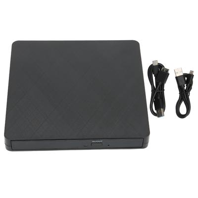 Graveur de DVD portable, alimentation de données, ports USB 3.0 2 en 1, lecteur CD/DVD externe mobile