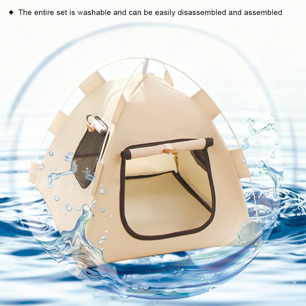 Foldable Pet Tent Cat House All-Season Portable Enclosed Cozy Pet Nest Indoor Travel Pet Bed Cat/Dog Supplies