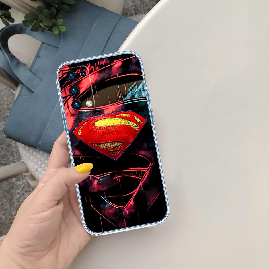 CJ106 Superman Transparent Phone Case for LG K22 K30 K40 K40S K41 K42 K50 K50S K51 K51S K52 K61 K62 K71 K92 Q60 Q61 V40 V50 V60