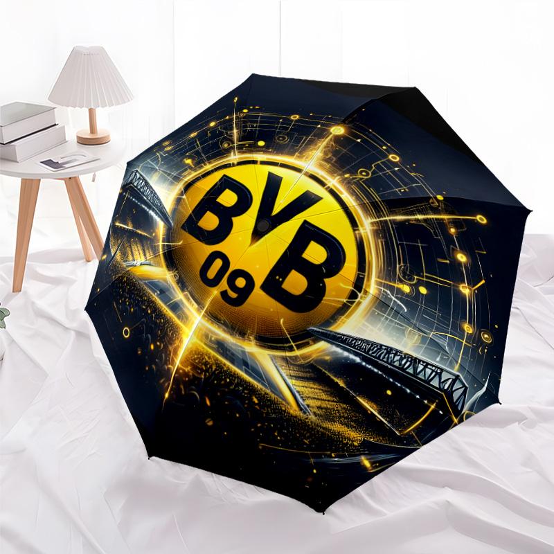 1pc B-BVB Umbrella, Sun Protection, And UV Shielding. It Has Eight Sturdy Ribs for Outdoor Use And Perfect As a Holiday Gift