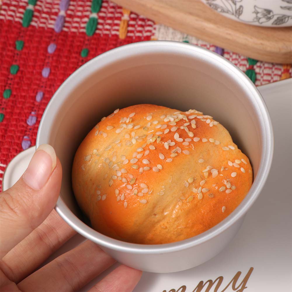 5Pcs Round Shape Eggs Tart Moulds Small Tin Cake Mold Pan Mini Nonstick Cupcakes Cup Baking Mold