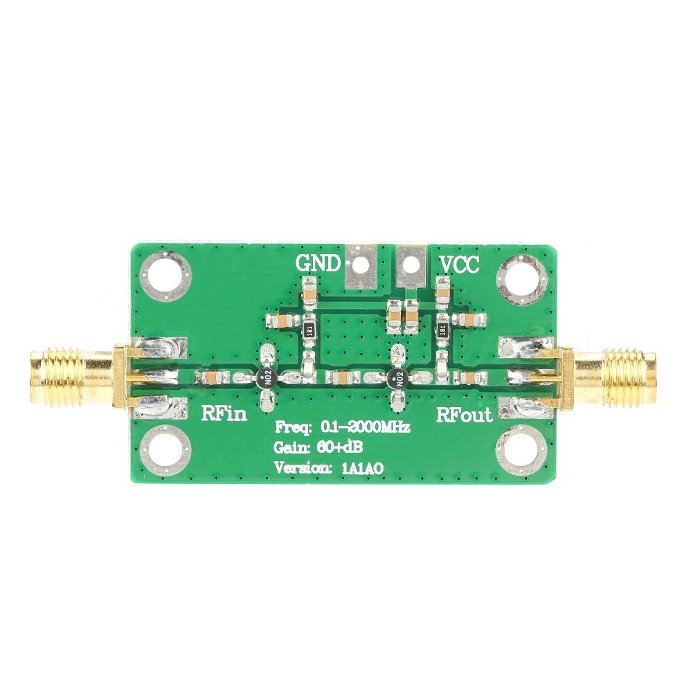0.1 2000MHz Wzmocnienie 60dB Szerokopasmowy Wzmacniacz RF LNA 0.1 2GHz