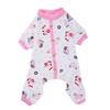 Pet clothes pajamas with elastic washable wear-resistant cotton pajamas dog clothing puppy home