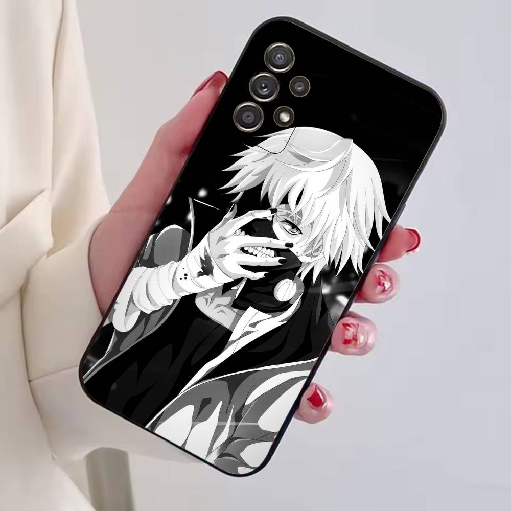 Tokyo G-Ghoul Kaneki Ken Anime Phone Case Black Silicone Soft For Samsung S25,S24,S21,S22,S23,S30,Ultra,S20,Plus,Fe,Lite