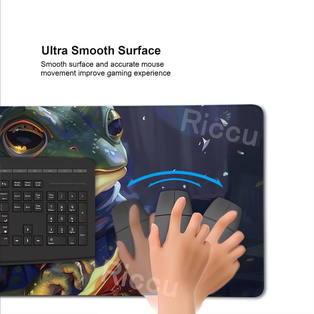 Magic Playmat Gathering Gaming Pads Frog Wizard Pattern Theme Anime Aesthetics Desk Mat Office Accessories Carpet Non-slip Rugs