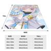 Hololive Blanket Soft Warm Flannel Throw Blanket Cover for Bed Living room Picnic Travel Home Couch