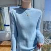 Maglione da donna in cashmere Qinghe Cashmere 30% Cashmere 30% Visone 30% Lana 10% Nylon Maglione da donna Autunno e Inverno Spesso in Cashmere Morbido e Caldo