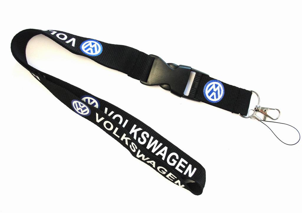 efg1 Car Sticker Lanyard Nylon Printing Emblem Style Keychain Motorcycle For VW Volkswagen Golf 6 7 Polo Passat Jetta YSGS