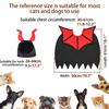 Halloween Dog Outfit All Size Pet Vampires Costume Cape & Headgear Pet Costume Theme Party Photoshooting Pet Costume