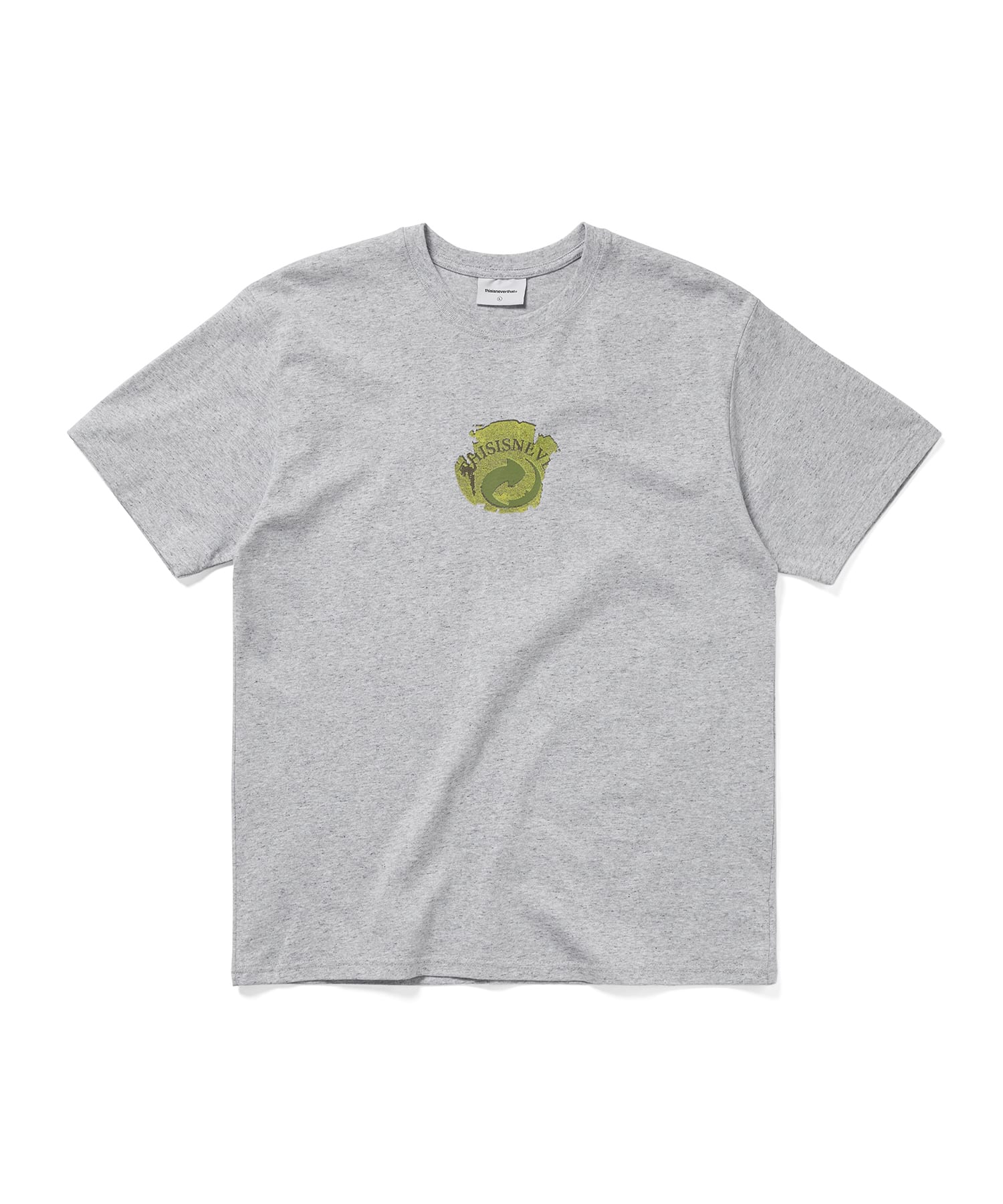 This Is Never That Circulation Tee Heather Gray M