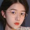 Round Myopia Glasses Women Men Vintage TP90 Full Frame Eyeglasses Ultralight Anti Blue Light Glasses -1.0 -1.5 -2.0 -2.5 ~ -6.0