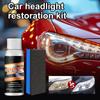 Headlight Cleaner Kit 50 ML Car Headlight Restoration With Sponge Brush Headlight Scratch Restoring Fluid Car Headlight Repair