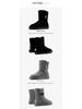 Korean Style Mid-Calf Snow Boots for Women - Warm, Non-Slip, Cowhide, Velvet Lined, Fashionable & Versatile for Winter 2025