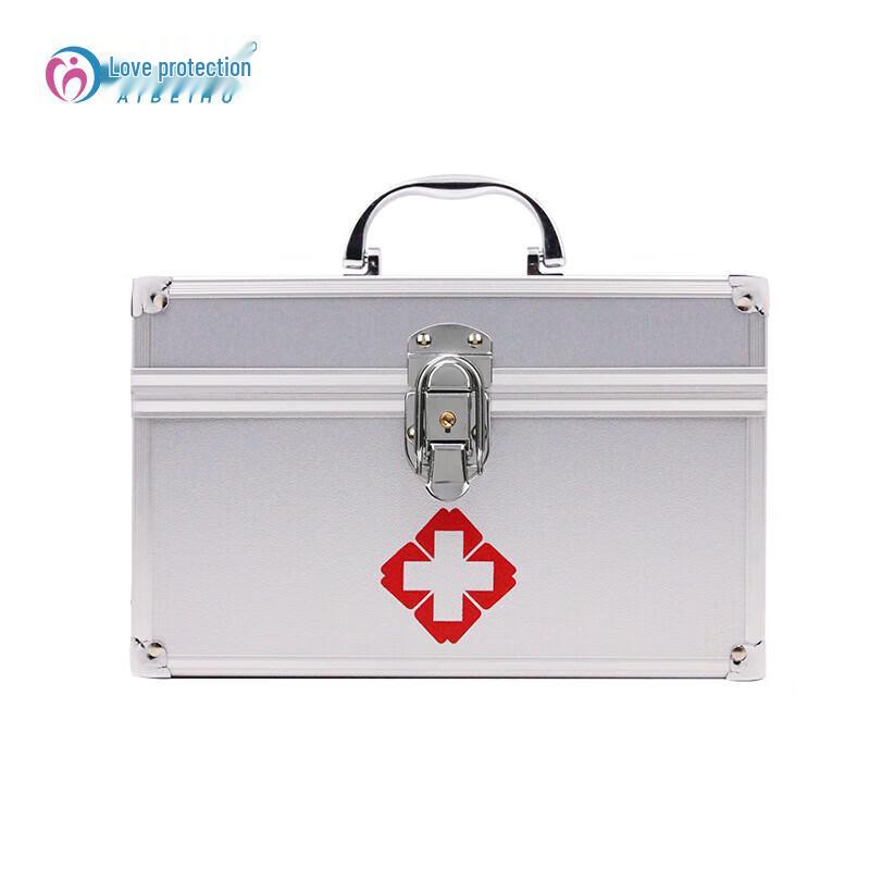 Aibaihu 10-inch Aluminum Alloy Empty First Aid Box