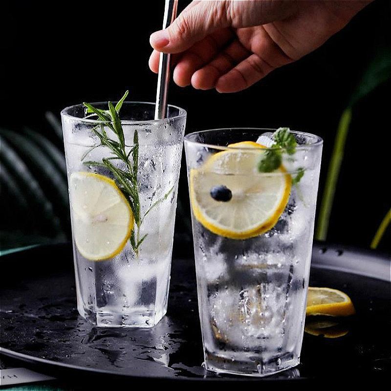 270ml/300ml/370ml Thickened Glass Cup Household Beverage Cup Transparent Cold Drink Mug Beer Glass Breakfast Milk Tea Juice Cups