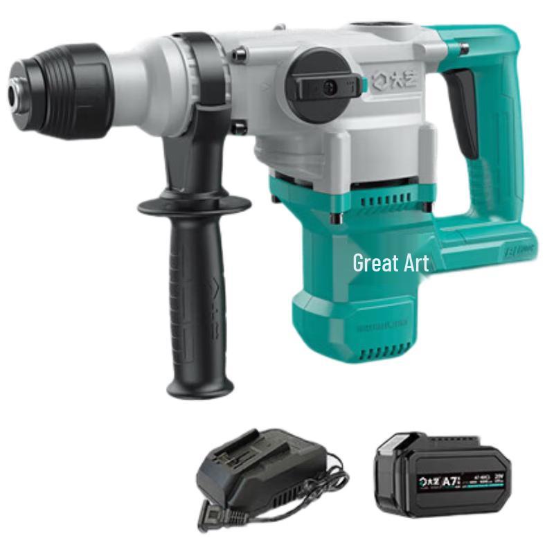

DAYI 20V Cordless Brushless Rotary Hammer & Slotting Drill A7-6606 CN plug (adapter included)