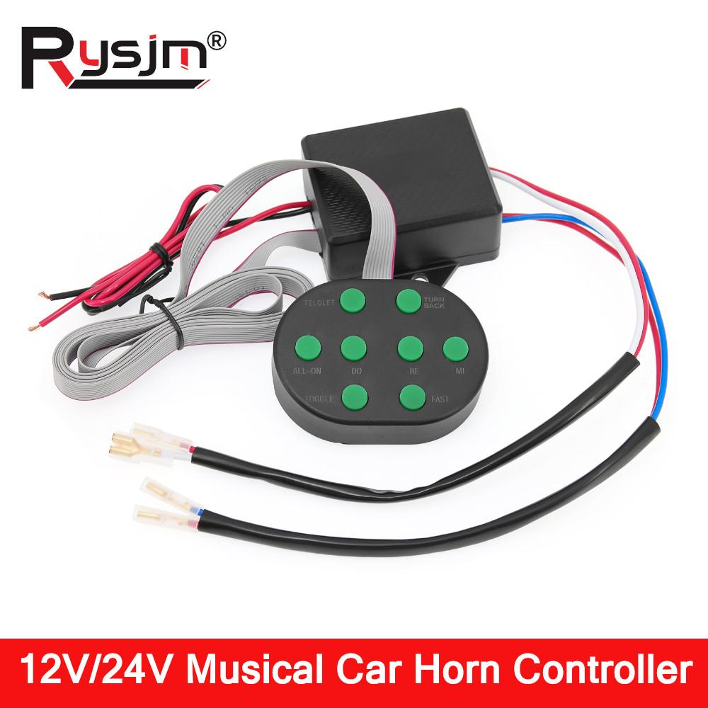 

Universal 12V 8 Tones Musical Air Horn Electric Snail Horn 8 Sounds Musical Horn For Car Vehicles Motorcycles Auto Accessories