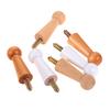 10Pc Screw-On Wooden Hook Home Wall Decor Coat Jacket Towel Mug Shaker Peg Hook +Screw Wall Mounted Door Bathroom Kitchen Hanger
