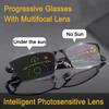 Titanium Transition Pochromic Progressive Reading Glasses Men Hyperopia Presbyopia diopters Outdoor Presbyopia Lens Eyewears