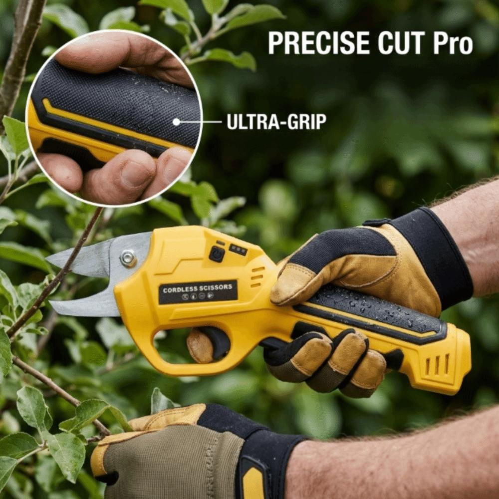 Rechargeable Electric Pruner Li‑ion Battery Garden Trimmer Electric Pruning Shears  Garden