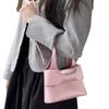 Spring Bow Handbag Cute Pink Sweet Girl Heart Handbag Fashionable Texture Messenger Bag Tide