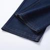 Xiangying Women's Retro Blue Straight-Leg Denim Jeans