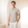 New Summer Short-Sleeve Ice Silk Men'S Polo Shirt For Middle-Aged Men High-End Breathable Short-Sleeve Polo Shirt For Men