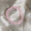 Tide Anello Osso Desiderio Puro Bracciale con Perline Donna Fresco Estivo Ghiaccio Trasparente Giada Fredda Bracciale Bambù Piatto Studente