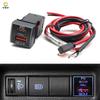 YSY 1pcs QC3.0 USB Fast Charging TYPE-C Interface Socket Charger For Toyota Camry Carola TS-07-C