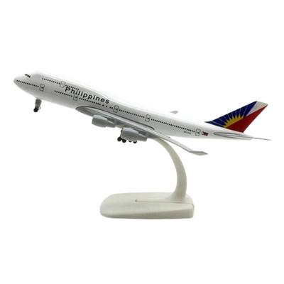 20cm model letadla z tlakově lité slitiny - Philippine Airlines B747