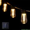 Edison Solar Papaya String Lights - Retro Outdoor Waterproof Decor