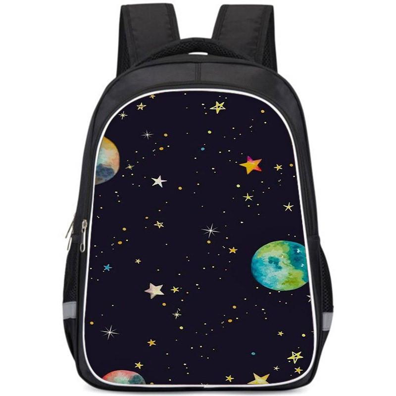 Large Capacity Lightweight 3d Backpack For Kids Oxford Cloth Unisex School Bag