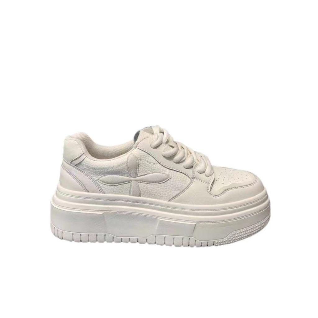 Platform White Shoes Children's Autumn New Ins Trendy Versatile Casual Student Board Shoes