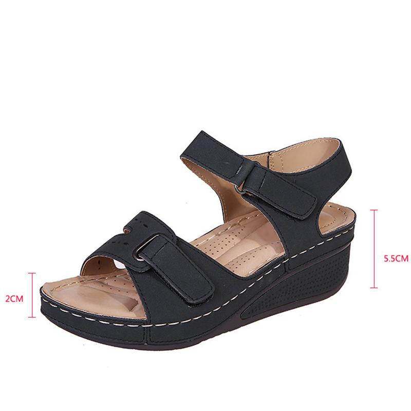 Summer Women Sandals Shoes Open Toe Women's Shoes Non-Slip Women Shoe Lightweight Comfortable Breathable Plus Size Shoes