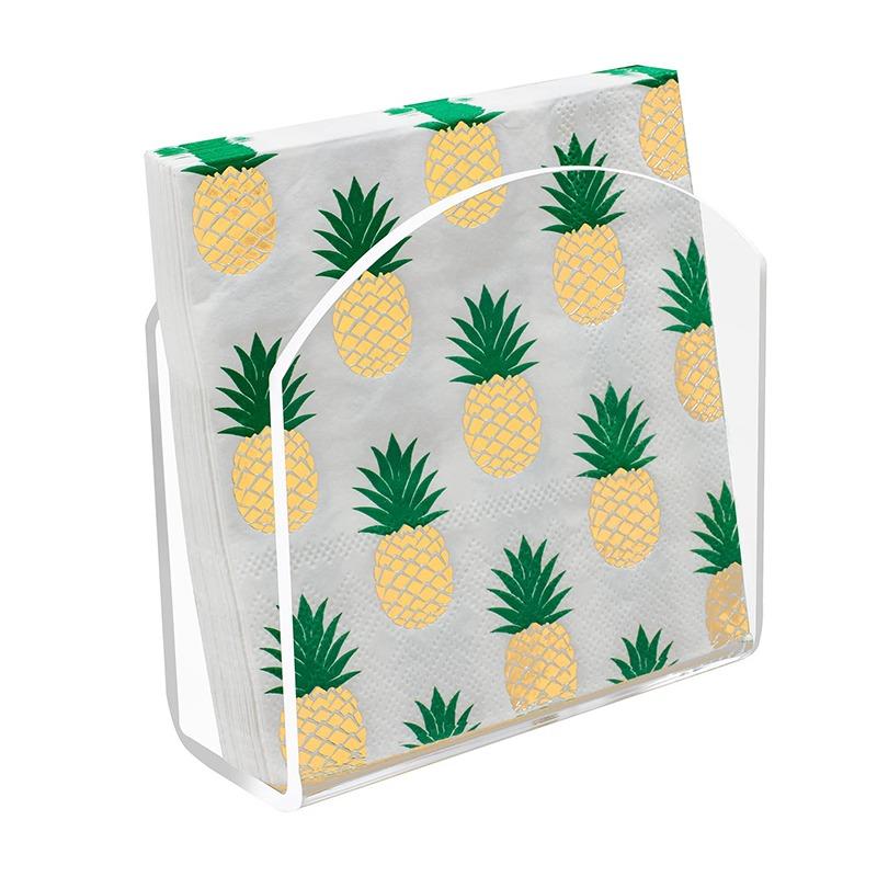 Průhledný akrylový stojan na ubrousky, dávkovač papírových kapesníků, stojan na papírové ručníky, kuchyň, restaurace, moderní design, vertikální držák