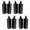 8pcs 500ml Empty Shampoo Bottles with Pumps for Essential Oils, Lotions, Liquid Soaps