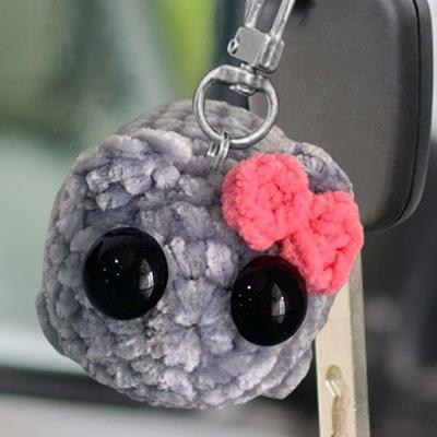 Sad Hamster Violin Song Plush Keychain Bag Charm Funny Cute Tiktok Key Ring Accessories Gift For Girlfriend