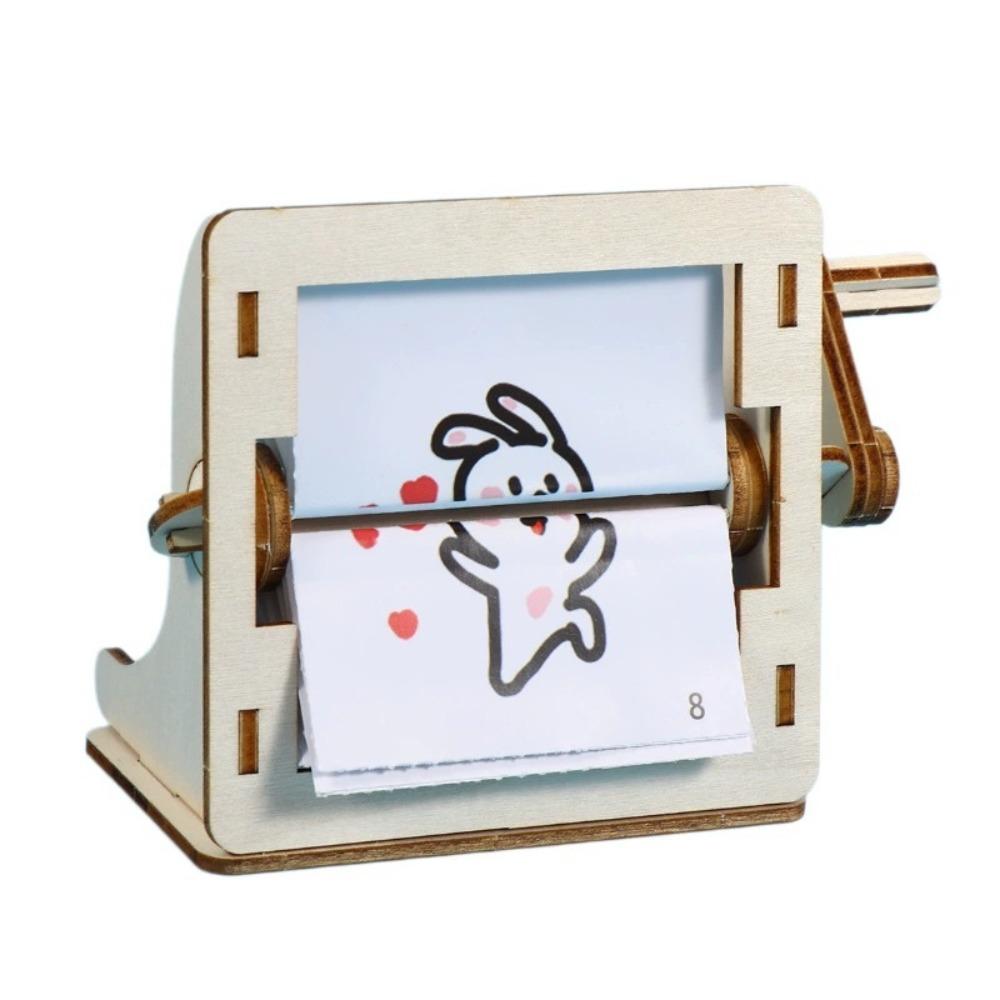 Learning Toy Hand Cranked Animation Assembly Science Experiment Toy Kids Toy