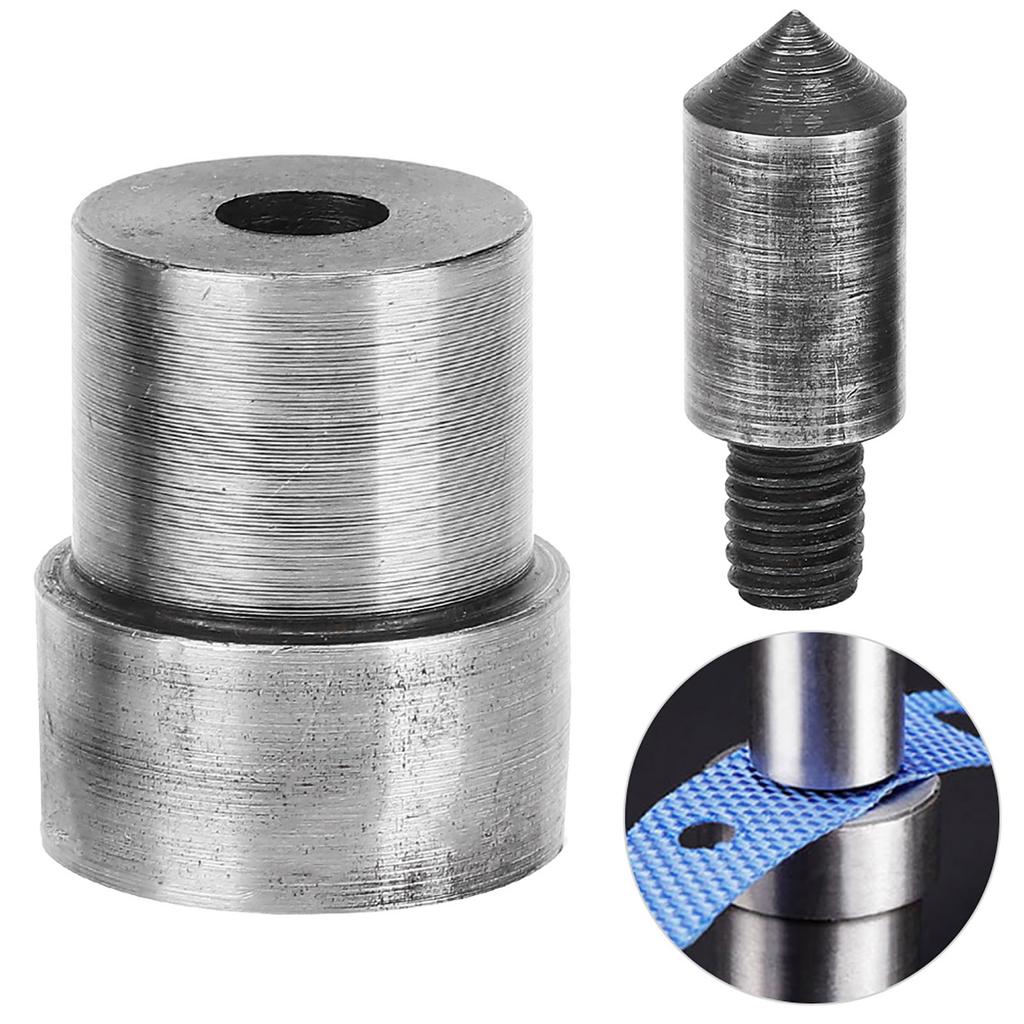 2pcs 1.5-16mm 45# Steel Punching Mold Hollow Hole Puncher Leather Belt Punch Tool (1.5mm)